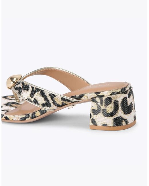 Carvela Kurt Geiger White Sorano Block Heeled Sandals