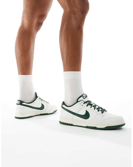 Nike White Dunk Low Retro Trainers for men