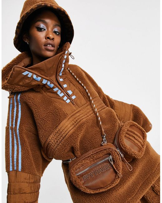 Ivy Park Brown Adidas X Sherpa Belt Bag