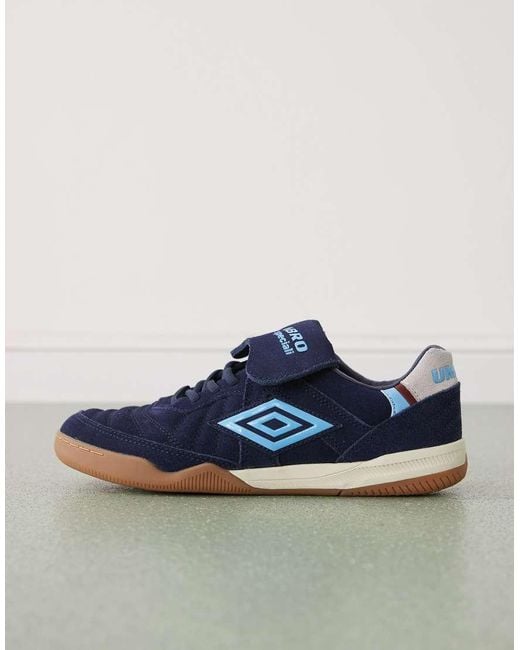 Umbro Blue Speciali Suede Trainers for men
