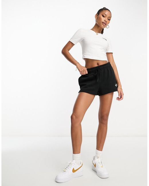 The North Face White Simple Dome Cropped Tight T-shirt