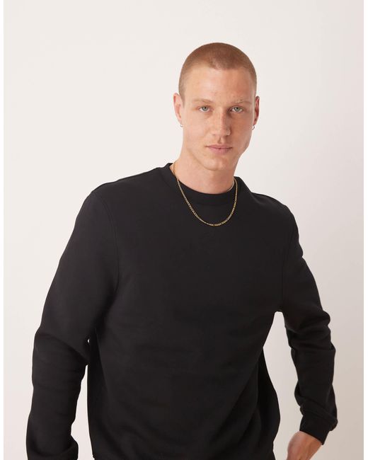 Essentials - sweat ASOS pour homme en coloris Black