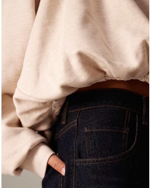 ARRANGE Natural Bubble Hem Sweatshirt
