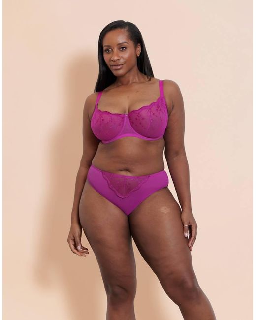 Curvy Kate Purple Stardust Balcony Fuller Bust Bra