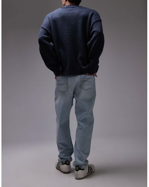 Tommy Hilfiger Blue Isaac Relaxed Tapered Jeans for men