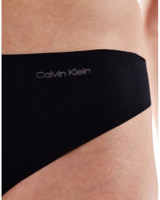 Calvin Klein Black Invisibles Micro Thong