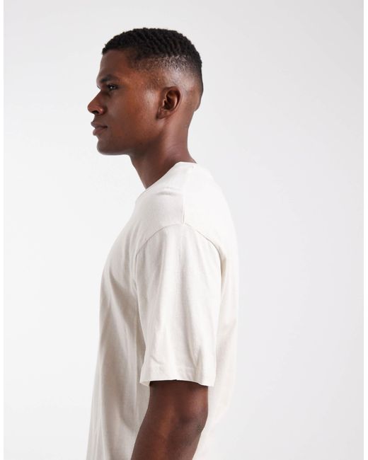 JJ Rebel – oversize-t-shirt in White für Herren