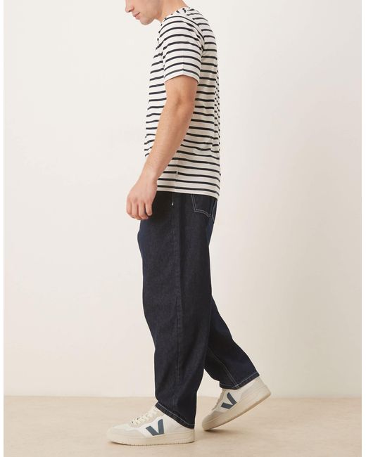 ASOS Blue Co-ord Loose Straight Jean for men