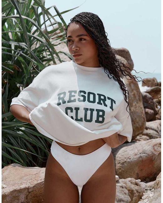 4th & Reckless White X Loz Vassallo Cali Oversized T-shirt