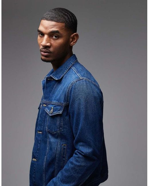 Tommy Hilfiger Blue Trucker Denim Jacket for men