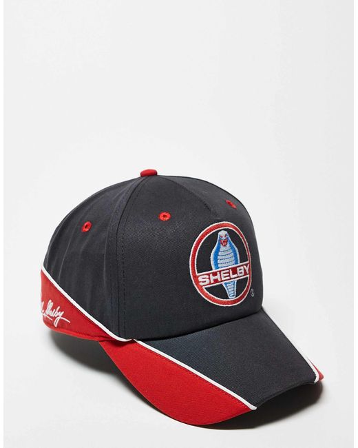 Casquette à bride arrière avec empiècement à motif contrastant Hollister en coloris Red