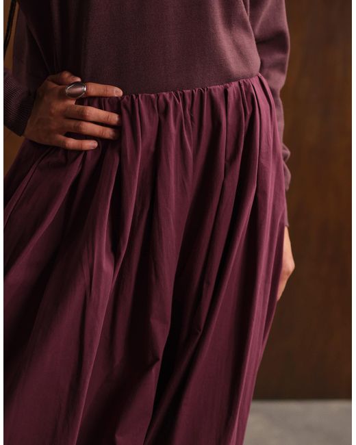 ASOS Brown Cotton Balloon Trouser