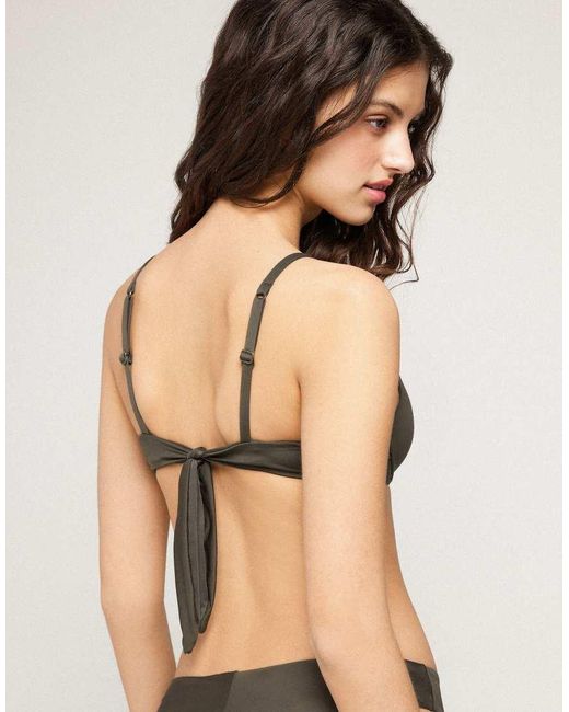 Tezenis Black Timeless Look Bikini Top