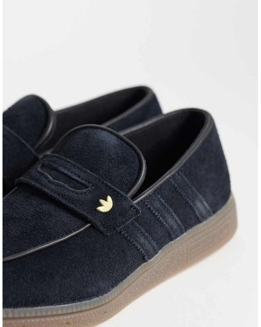 Adidas Originals Blue Handball Spezial Gum Sole Loafers