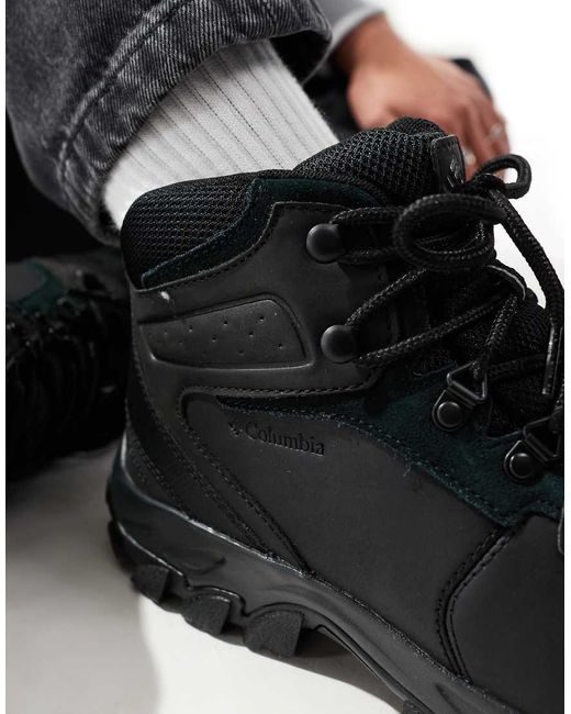 Columbia Black Newton Ridge Plus Ii Waterproof Hike Boots for men