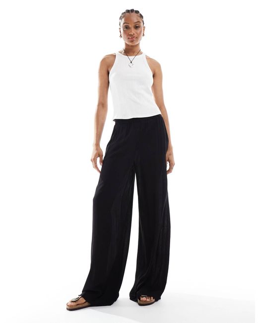 Vero Moda Blue – weich fallende hose