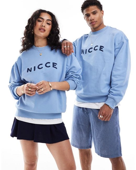 Nicce London Blue – unisex-sweatshirt