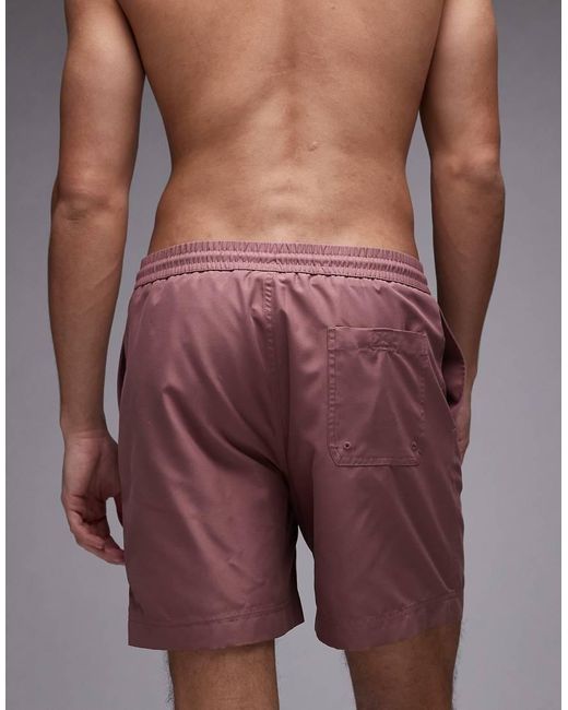 Carhartt Pink Chase Swim Trunks for men