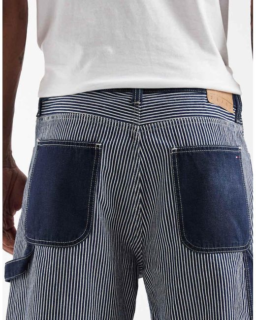 Tommy Hilfiger Blue Denim Shorts for men