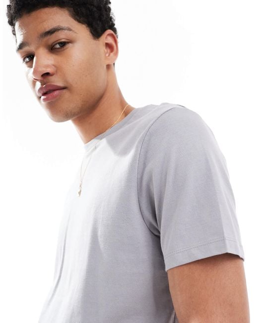 ASOS Blue Essentials 2 Pack Crew Neck T-shirts for men