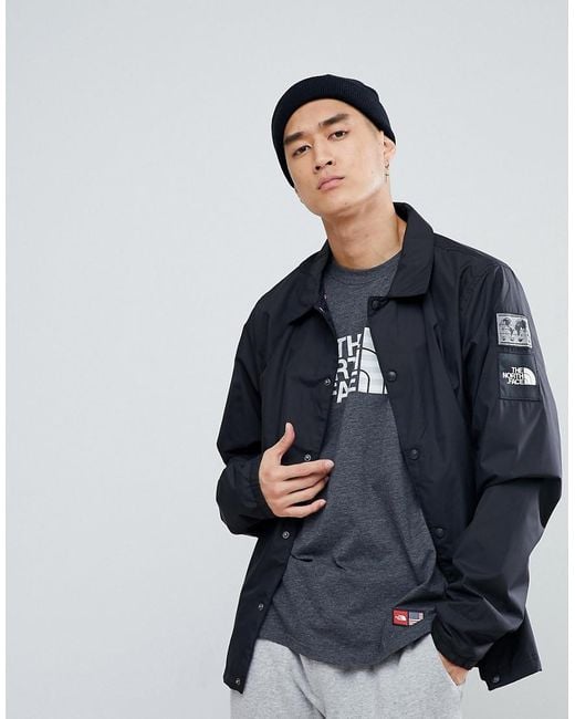 The North Face International Limited Capsule Coach Jacket Flag Lining In Black for men