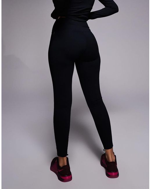 Nike Blue One Dri-fit Wrap Waist leggings