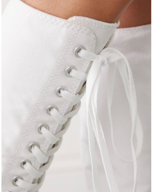 Chuck taylor all star knee xx - baskets montantes Converse en coloris Gray