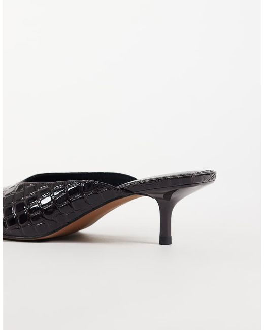 ASOS Multicolor Surprise Pointed Kitten Heeled Mules