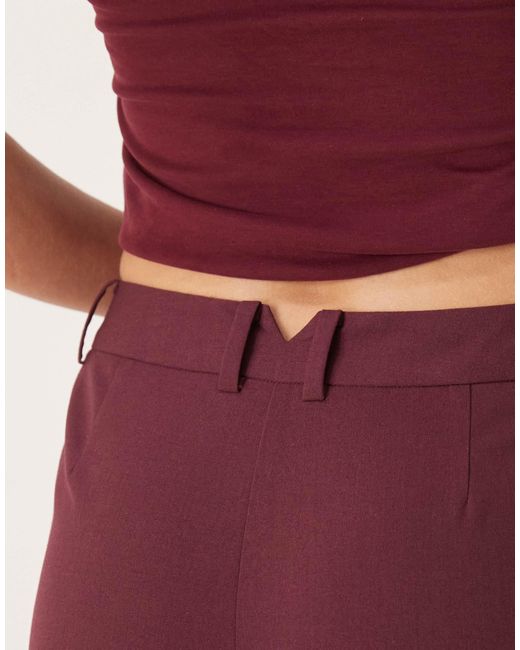 ASOS Pink Tall – elegante, schmal geschnittene hose