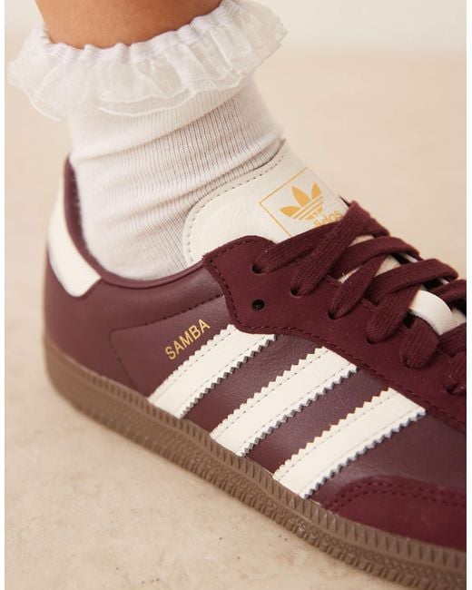 adidas gazelle silver green womens Adidas x Jonah Hill Samba Sneakers Maroon Size 8.5 FW7456 – Celebrity Owned