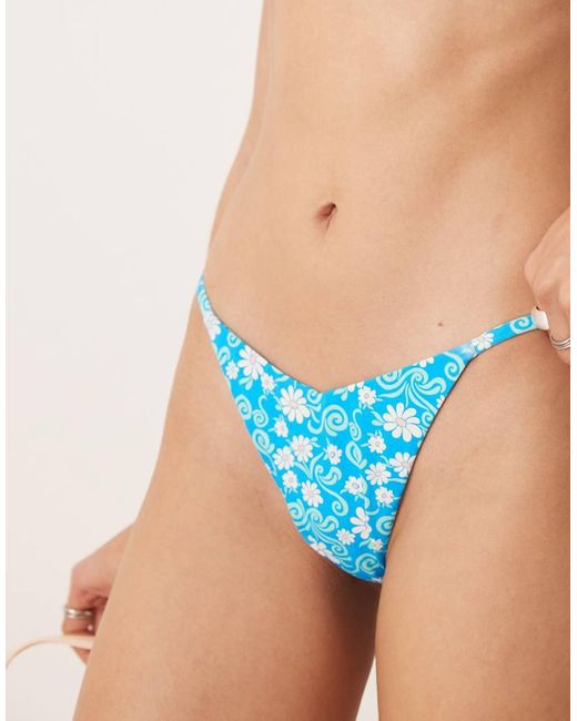 Dippin' Daisy's Blue Dippin Daisys Cheeky Bikini Bottom
