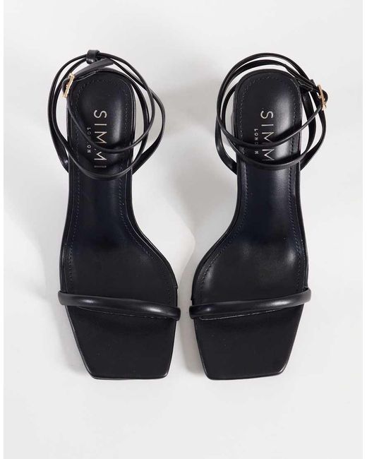 SIMMI Brown Simmi London Citra Block Heeled Sandals