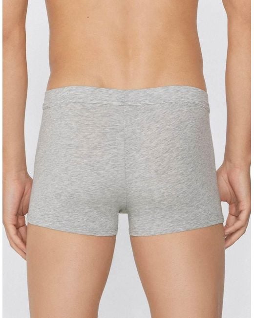 Tezenis Gray Extrafine Lightweight Cotton Boxers for men