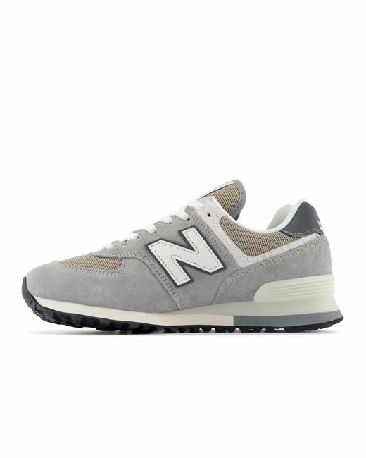 New Balance Gray 574 Trainers
