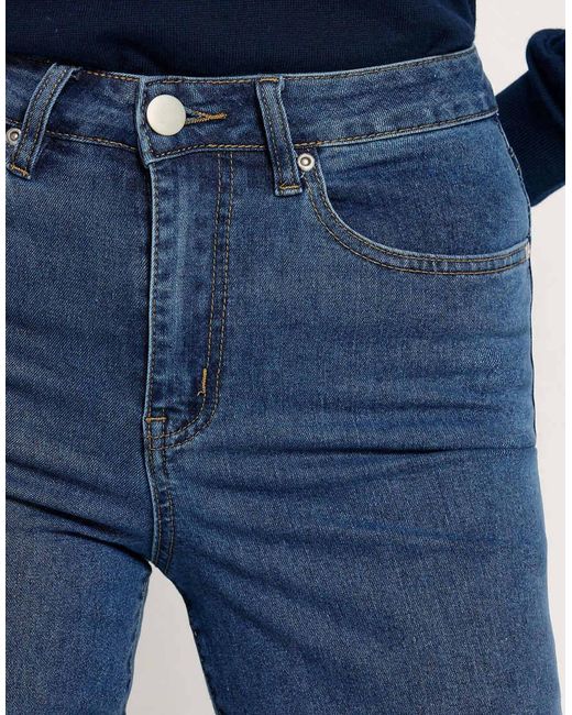 Long Tall Sally Blue Stretch Straight Leg Jeans