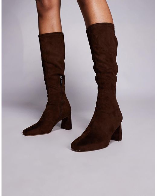 Steve Madden Brown Holly Knee High Boots