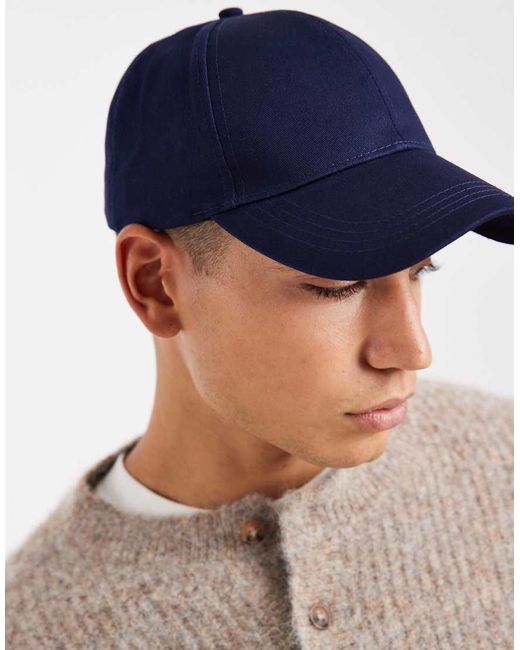ASOS Blue Baseball Cap for men