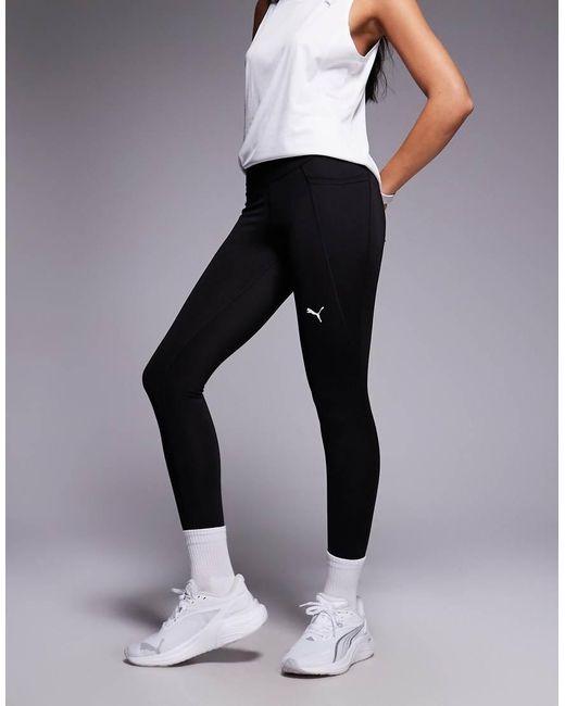 Leggings Negros De Talle Alto Essential De PUMA de color Gray