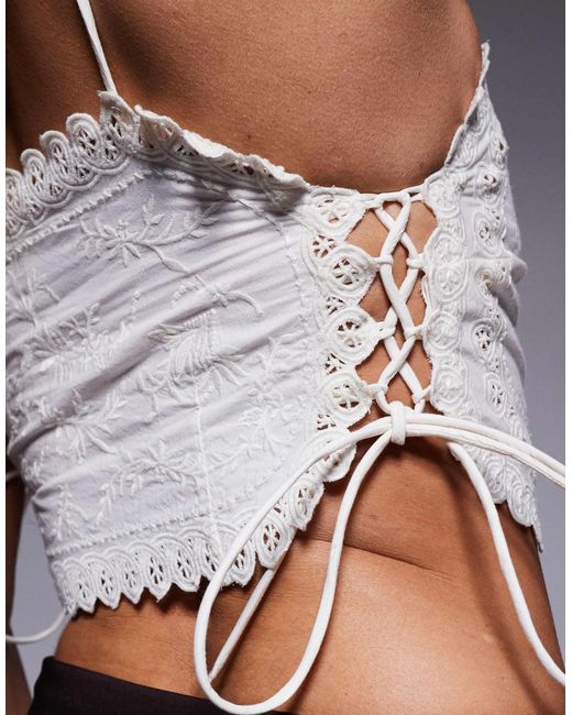 River Island Gray – verziertes camisole