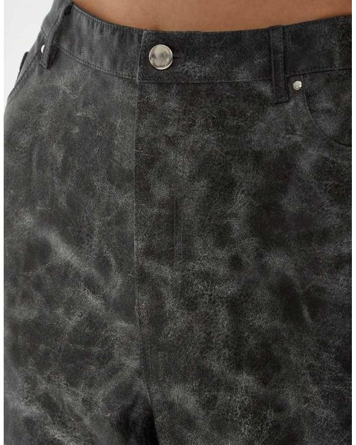 NARRATED Black Cropped Trouser