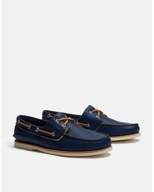 Timberland Blue Classic Boat Shoe for men