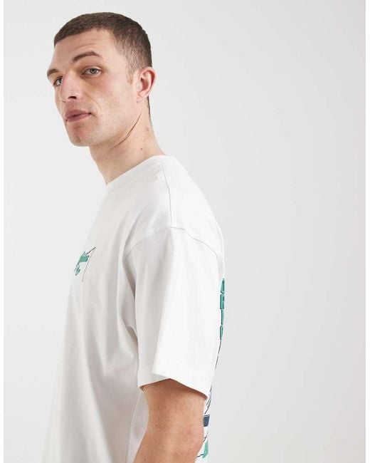 Adidas Originals White Fishing Graphic T-Shirt
