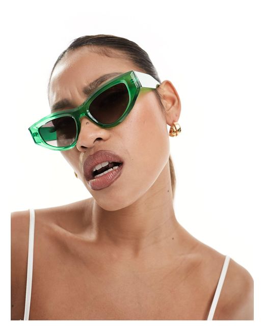 ALDO Green – zaron – rechteckige sonnenbrille