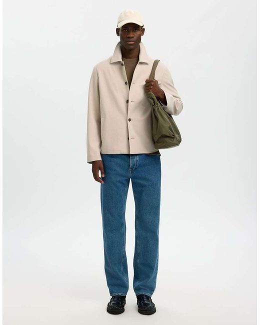 SELECTED Natural Overshirt for men