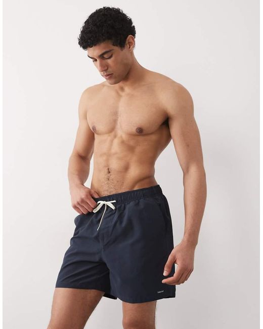 SELECTED Blue Swimshorts for men
