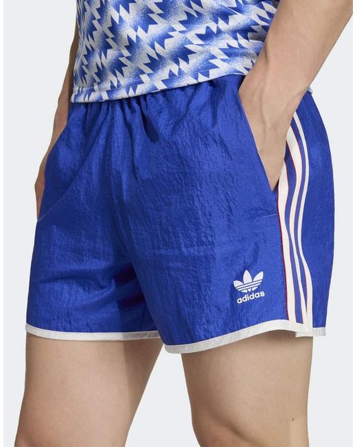 Adidas Originals Blue Manchester United Away Short 90 for men