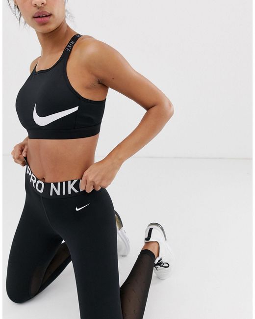 nike mini swoosh leggings
