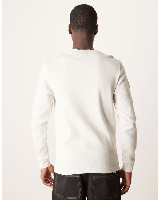 Calvin Klein – langärmliges oberteil in White für Herren