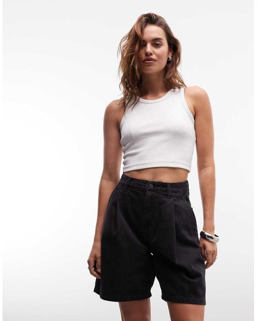 Carhartt Black Alta Loose Fit Shorts