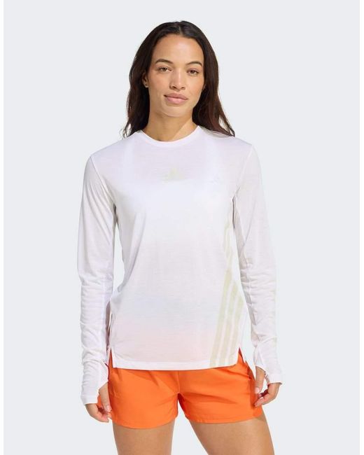 Adidas Originals White Terrex Xperior Climacool+ Long Sleeve T-Shirt